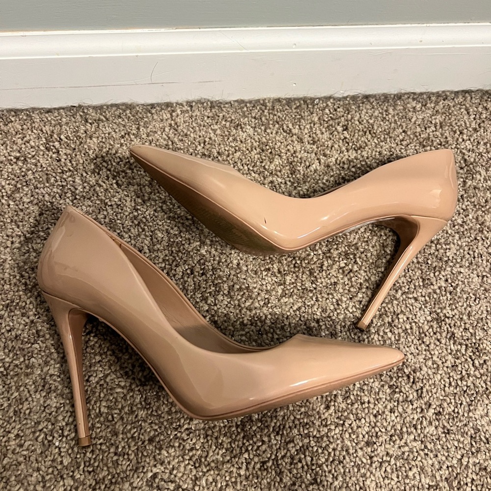ALDO Patent Leather Nude Pumps
